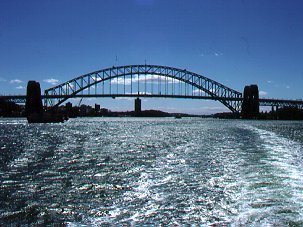 Sydney Harbour Bridge from the east